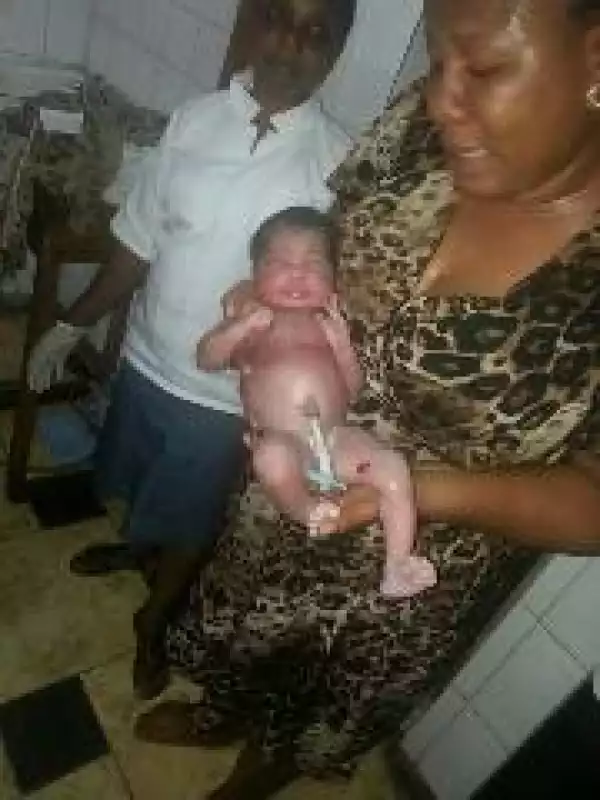 Newborn Baby Dumped Under Coker  Bridge Lagos Beaten By Rain, Rescued By  Lady
